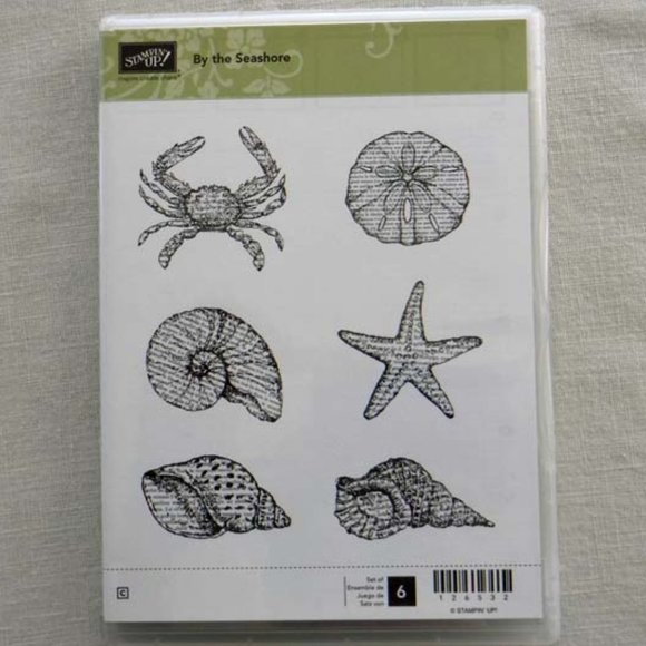 Stampin' Up! NEW By the Seashore Cling Stamp Set